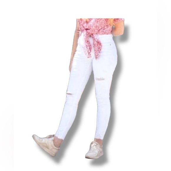 LuLaRoe Denim - NWOT - LuLaRoe Ankle Distressed Skinny Jeans